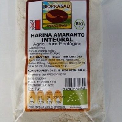 HARINA AMARANTO DE 500 GR.
