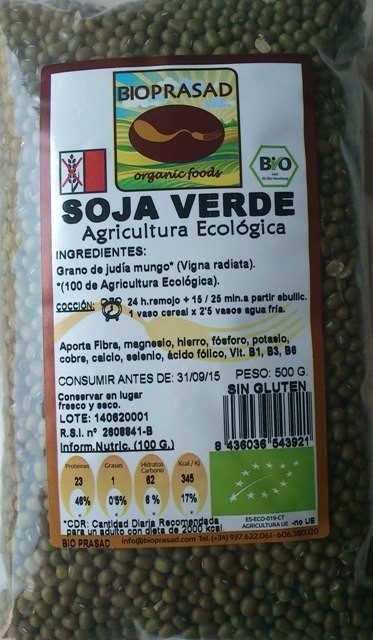 SOJA VERDE 500 GR. (foto 1)