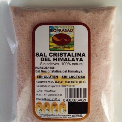SAL ROSA FINA DEL HIMALAYA 500 GR.