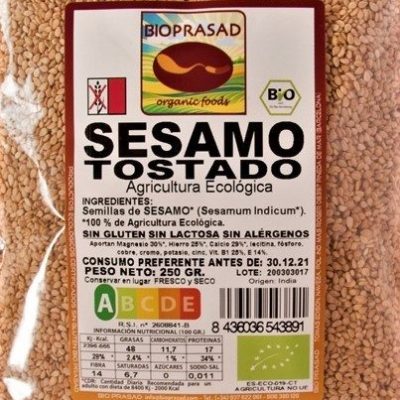 SÉSAMO TOSTADO 250 GR.