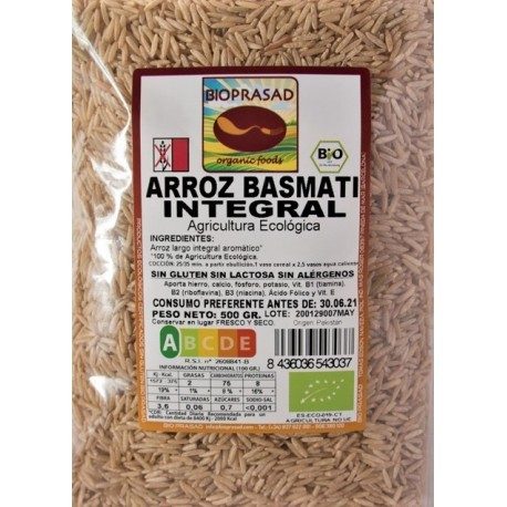 ARROZ BASMATI INTEGRAL 500 GR. (foto 1)