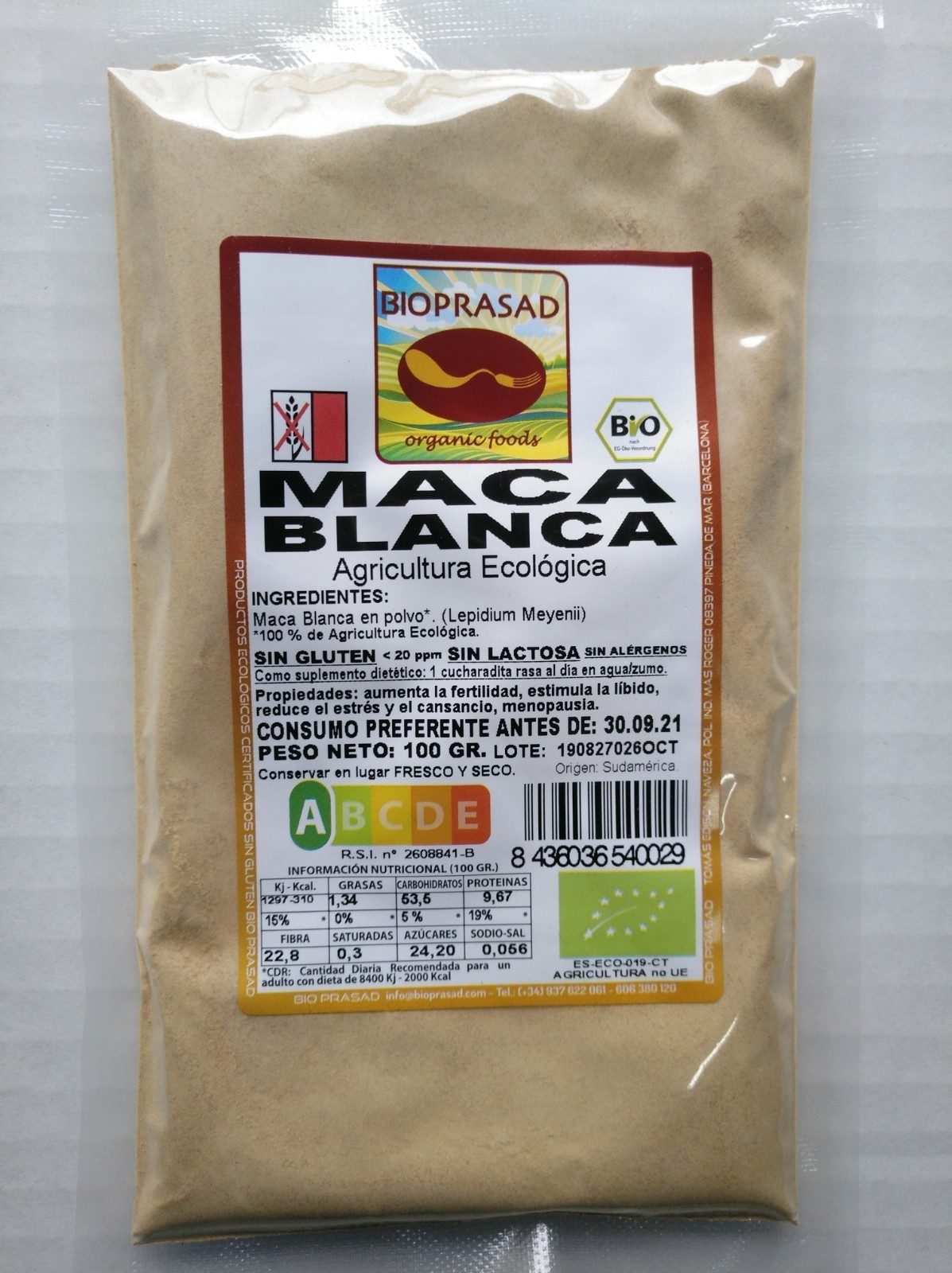 MACA EN POLVO 1000 GR. (foto 1)