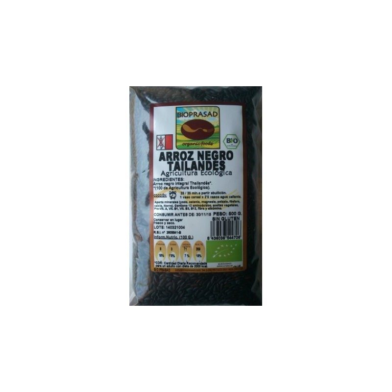 ARROZ NEGRO TAILANDES 500 GR. (foto 1)