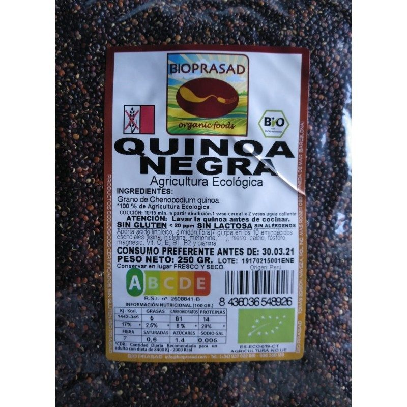 QUINOA NEGRA 500 GR. (foto 1)