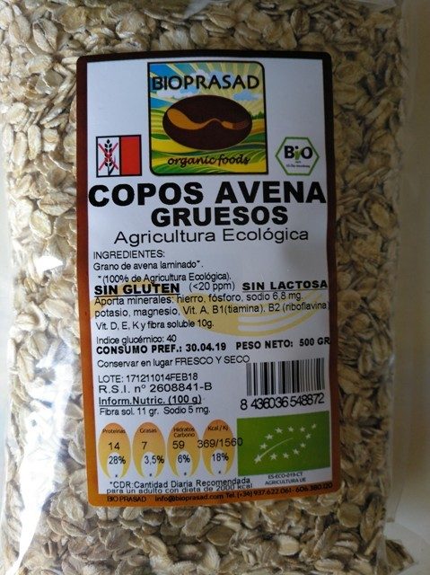COPOS AVENA GRUESOS 500 GR. (foto 1)