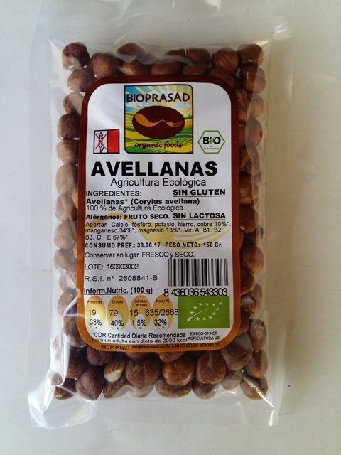 AVELLANA CRUDA 150 GR. (foto 1)