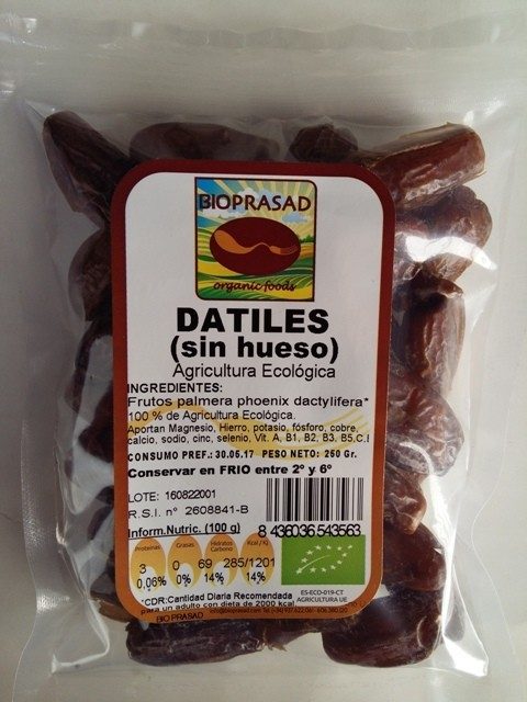 DÁTILES SIN HUESO 250 GR. (foto 1)